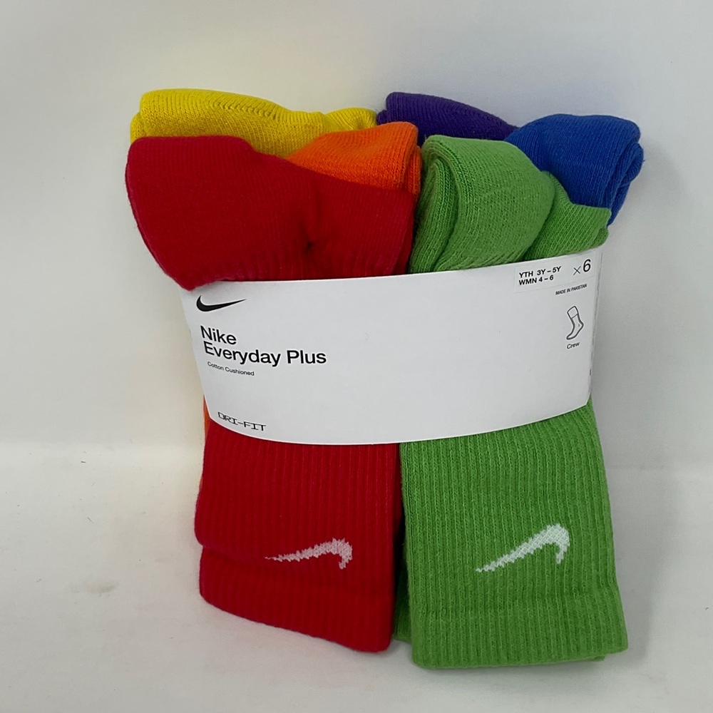 Nike Everyday Plus Kids Multicolor Socks
